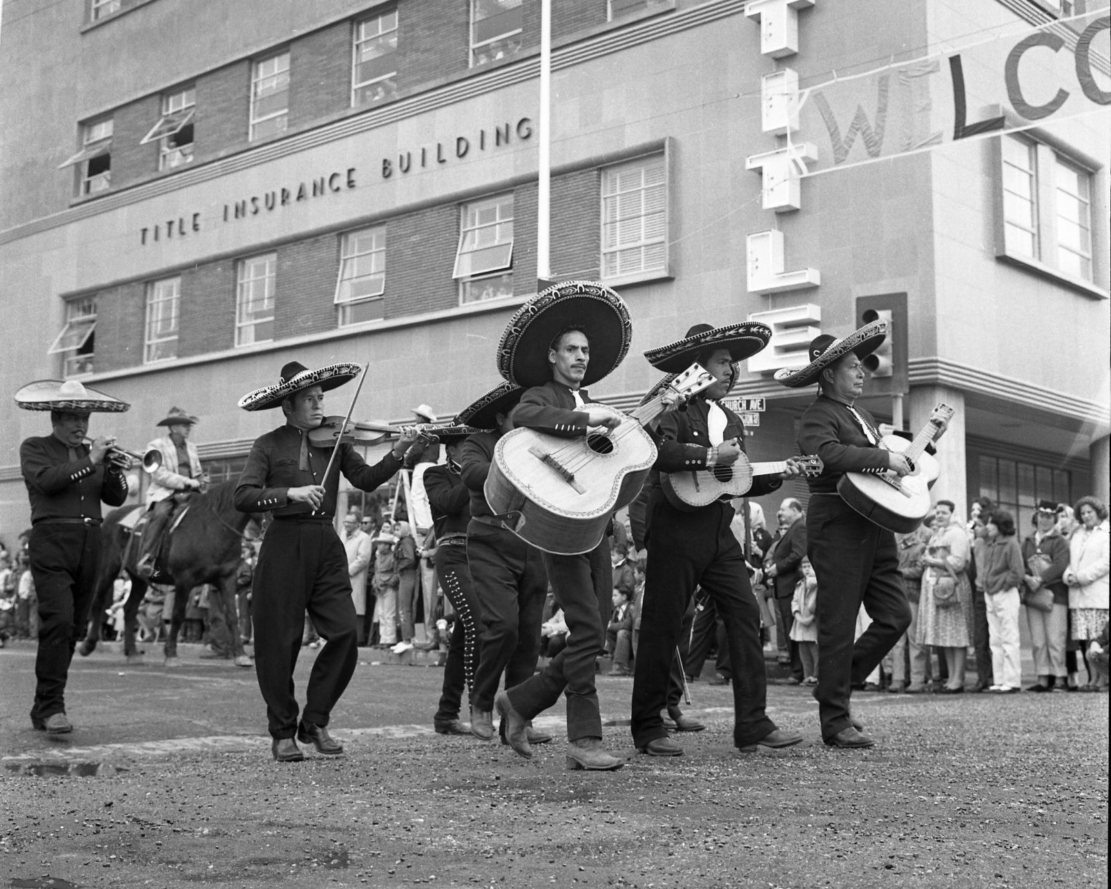 Watching the Tucson Rodeo Parade when it was still downtown